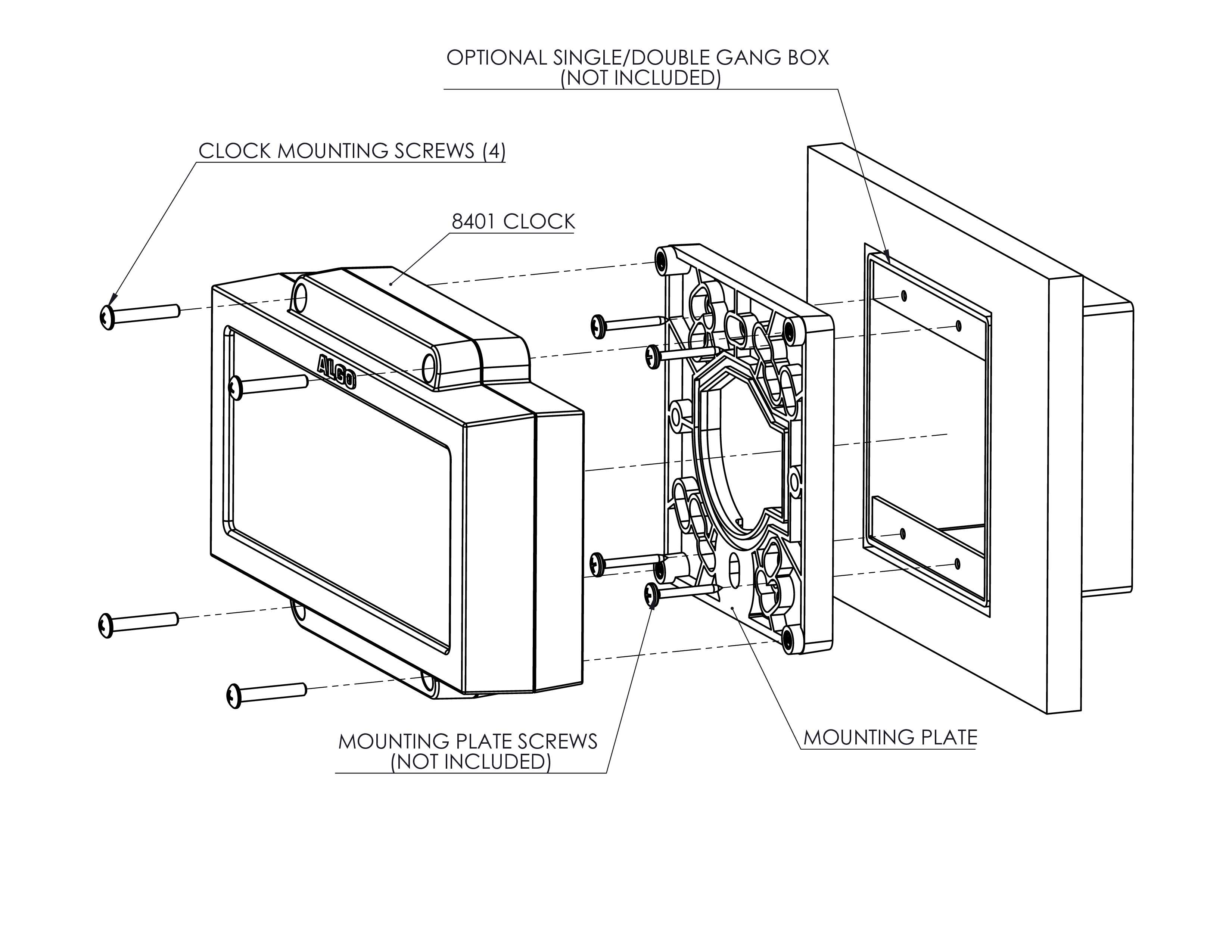 8401 IP Single-Sided Clock